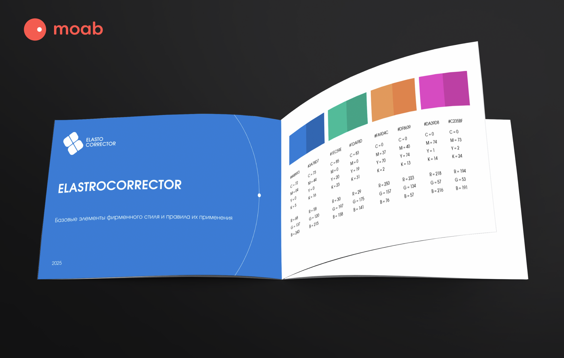 Разработка логотипа и брендбука для производителя зубных корректоров