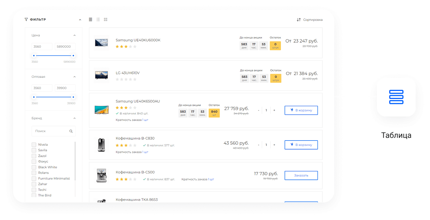 Универсальный интернет-магазин под ключ на базе IntecUniverse