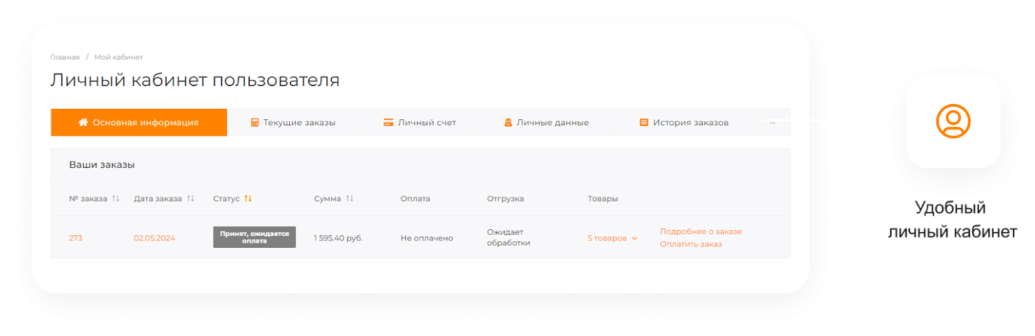 Готовый сайт для ресторанов и кафе