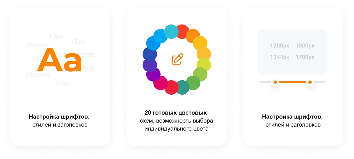 Готовый сайт для ресторанов и кафе