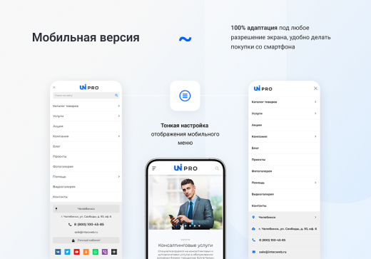 Универсальный интернет-магазин под ключ на базе IntecUniverse